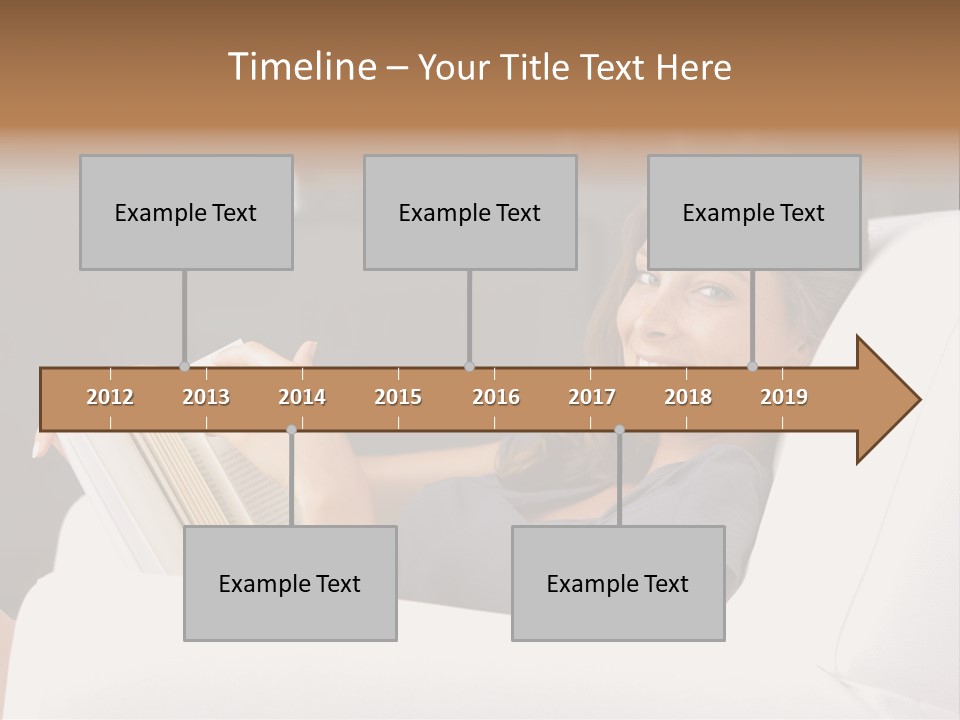 Home Interior Cheerful Smiling PowerPoint Template