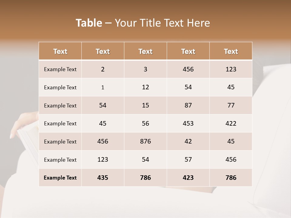 Home Interior Cheerful Smiling PowerPoint Template