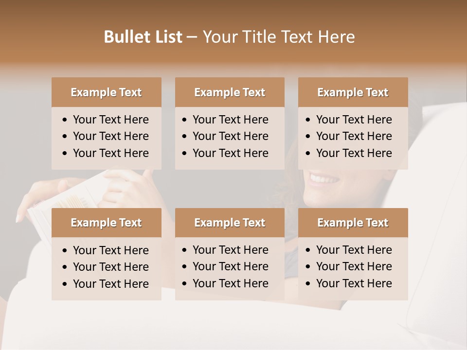 Home Interior Cheerful Smiling PowerPoint Template