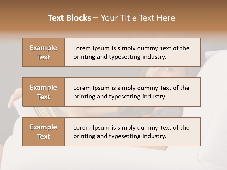 Home Interior Cheerful Smiling PowerPoint Template