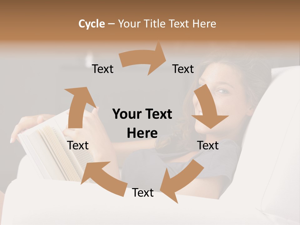 Home Interior Cheerful Smiling PowerPoint Template