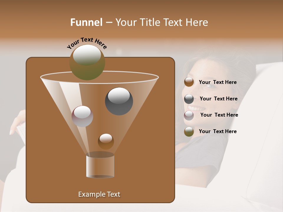 Home Interior Cheerful Smiling PowerPoint Template