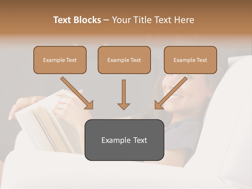 Home Interior Cheerful Smiling PowerPoint Template