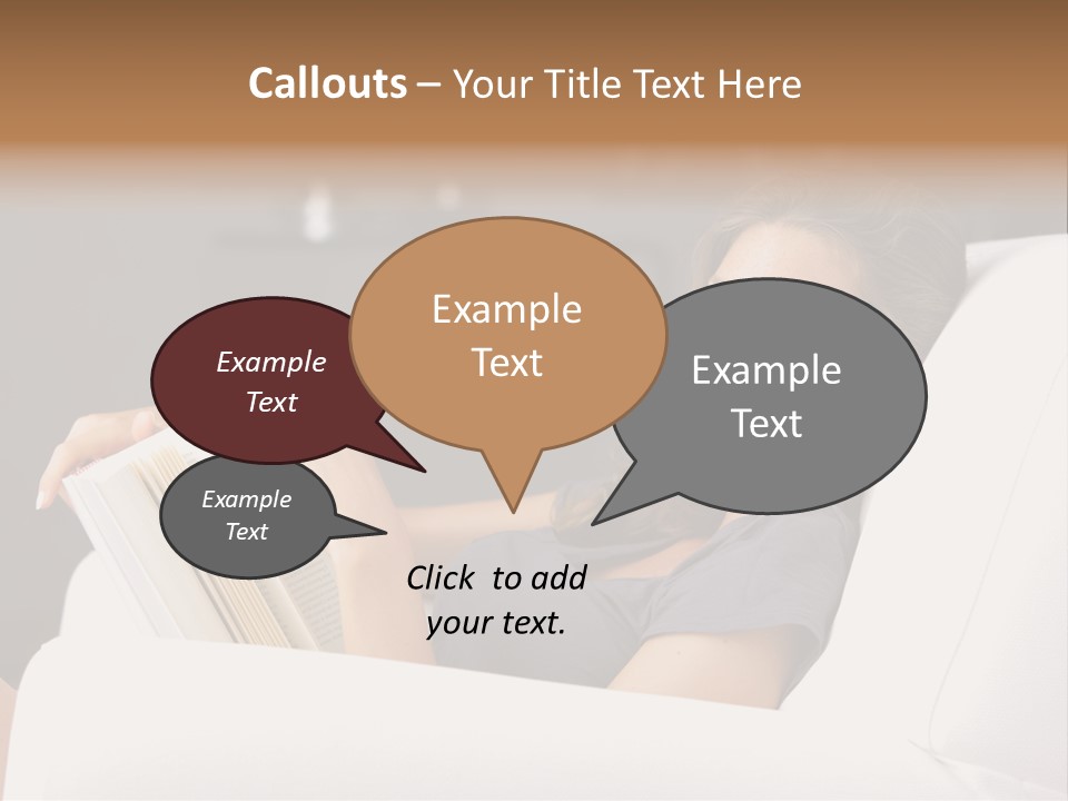 Home Interior Cheerful Smiling PowerPoint Template