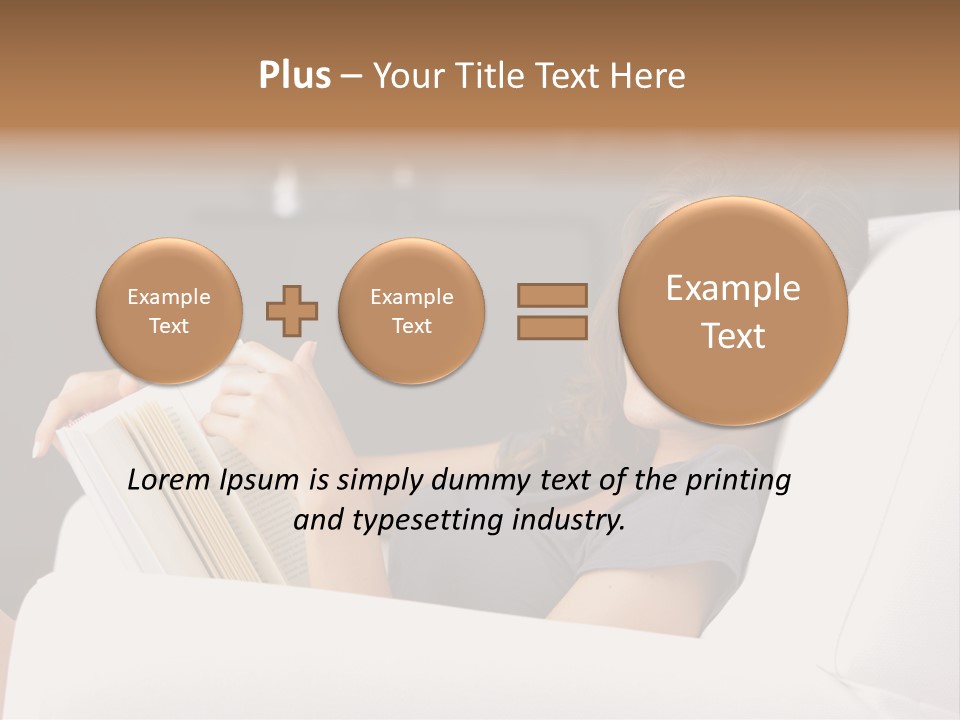 Home Interior Cheerful Smiling PowerPoint Template