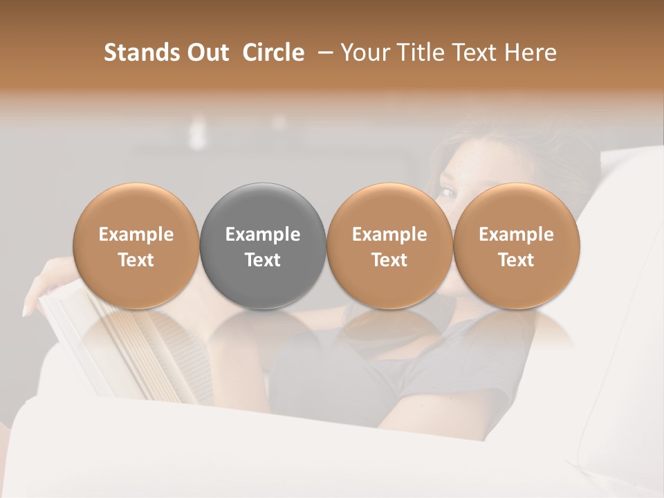 Home Interior Cheerful Smiling PowerPoint Template