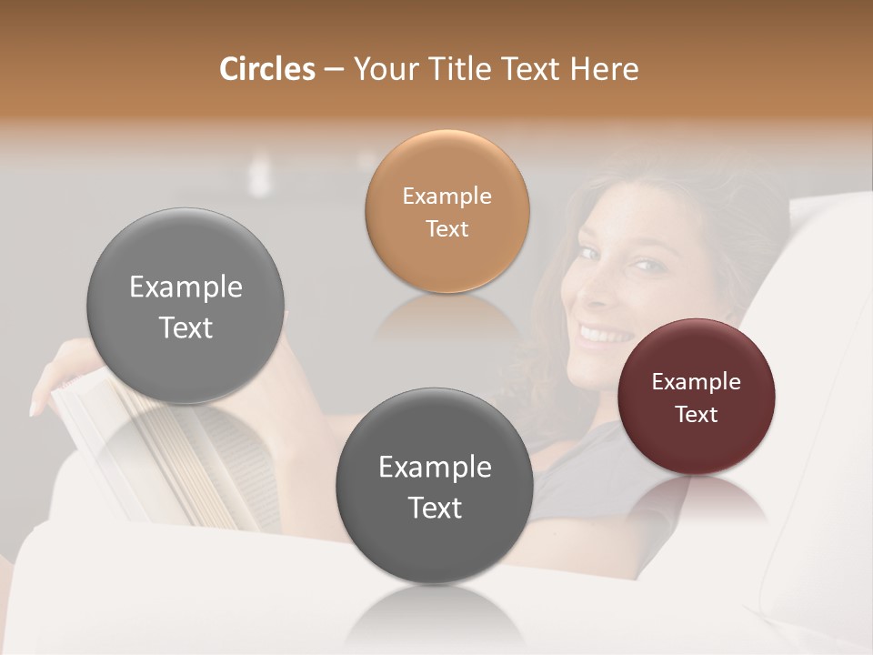 Home Interior Cheerful Smiling PowerPoint Template