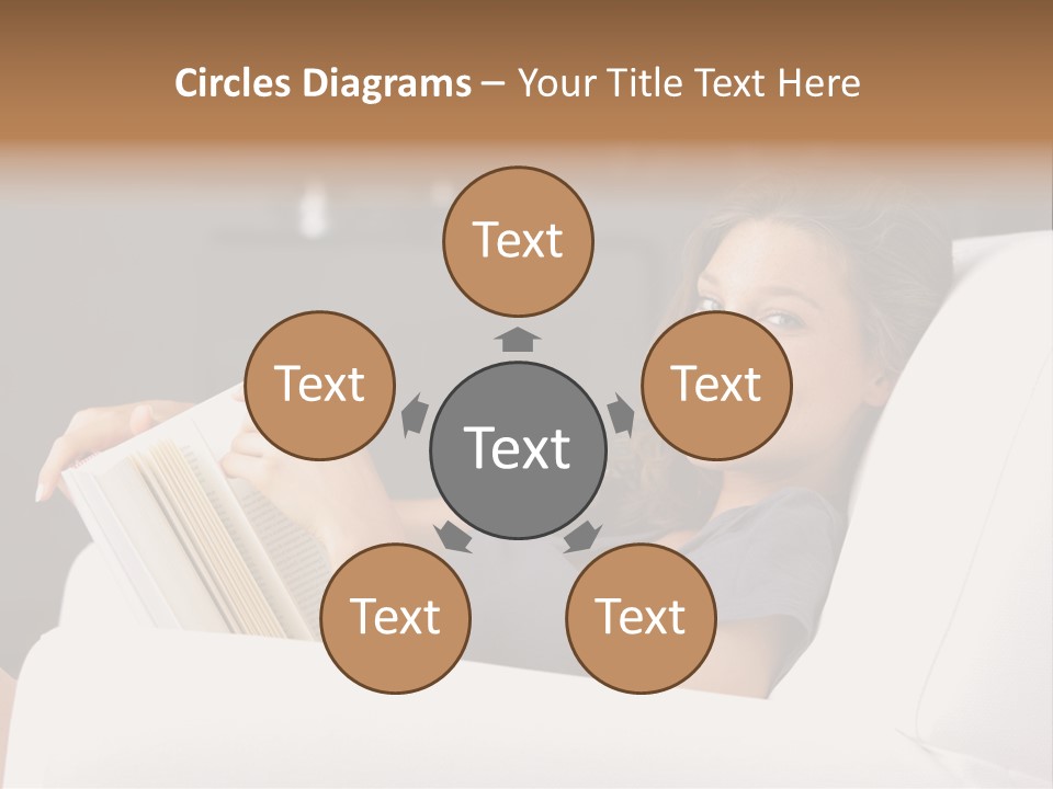 Home Interior Cheerful Smiling PowerPoint Template