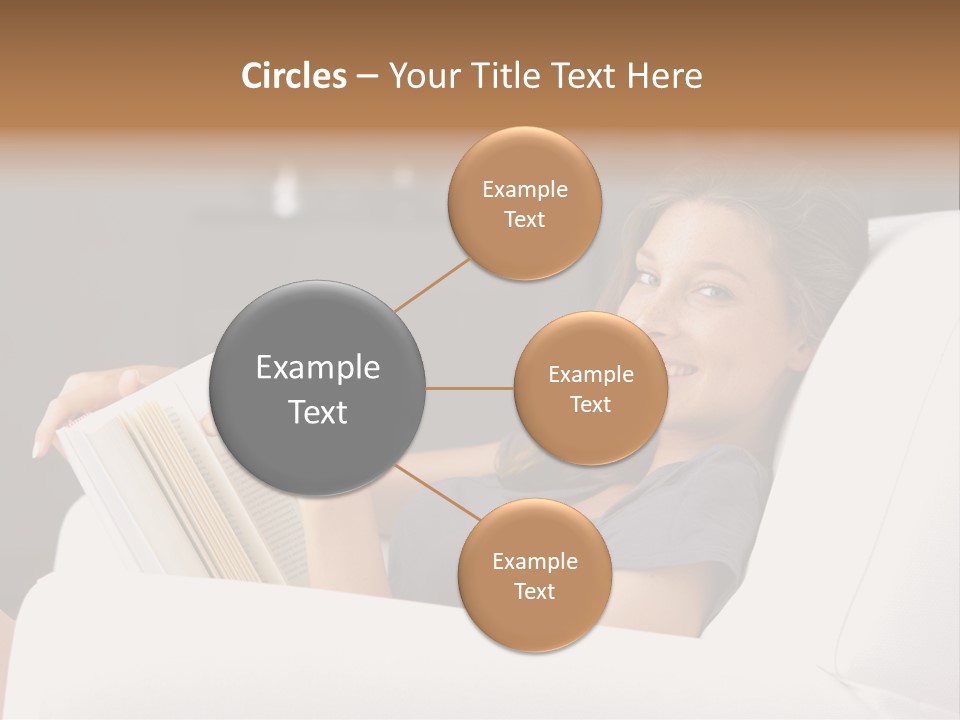 Home Interior Cheerful Smiling PowerPoint Template