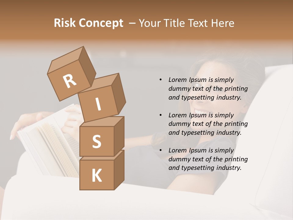 Home Interior Cheerful Smiling PowerPoint Template