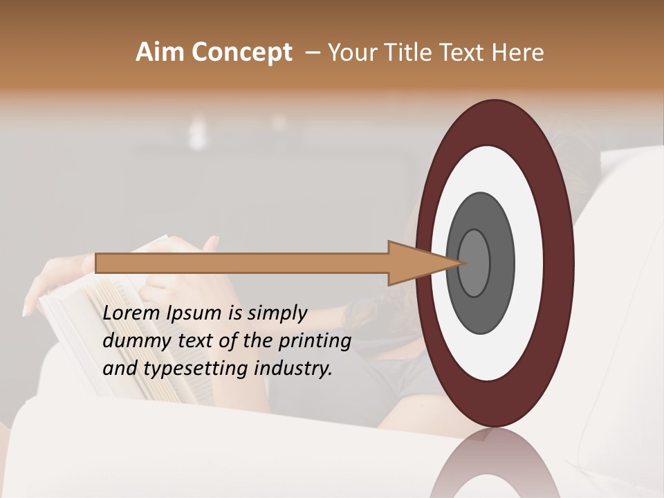 Home Interior Cheerful Smiling PowerPoint Template