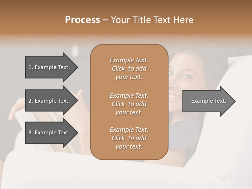 Home Interior Cheerful Smiling PowerPoint Template