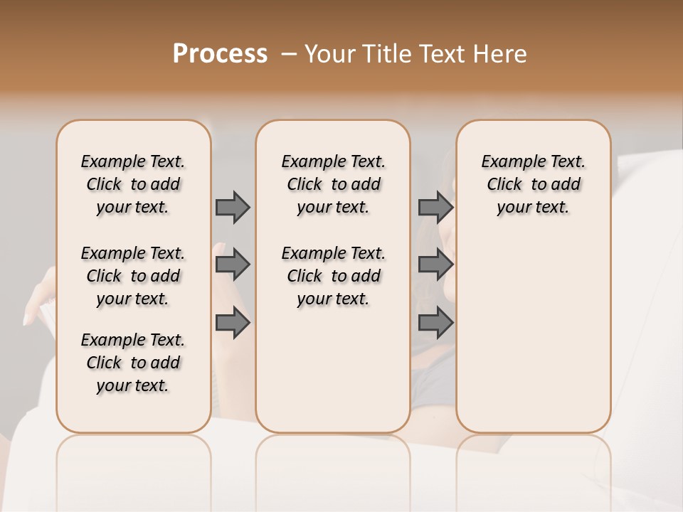 Home Interior Cheerful Smiling PowerPoint Template