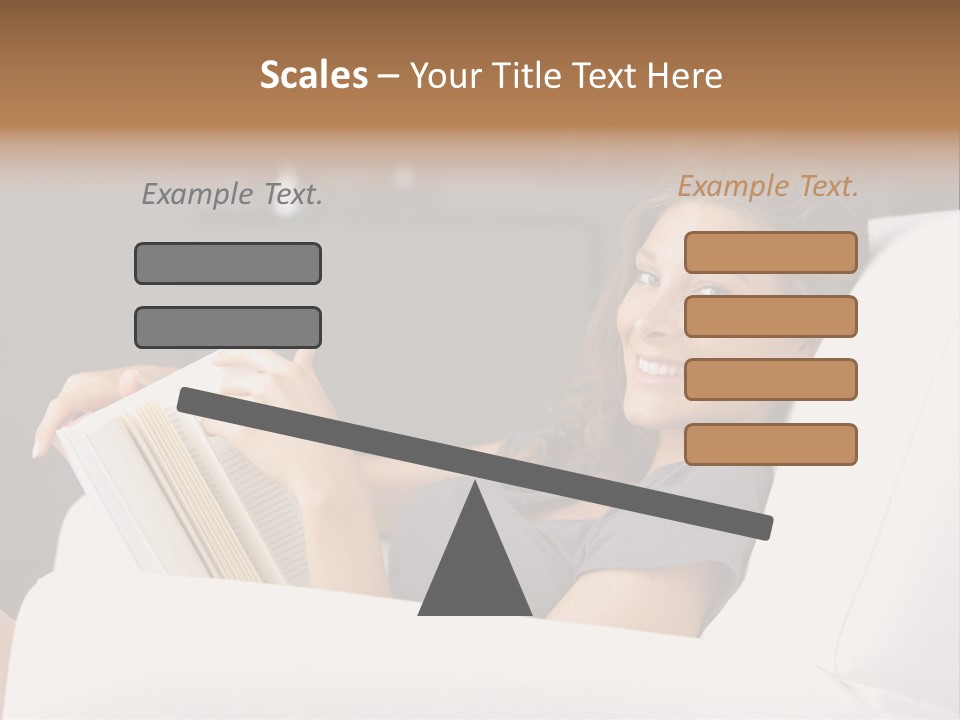 Home Interior Cheerful Smiling PowerPoint Template