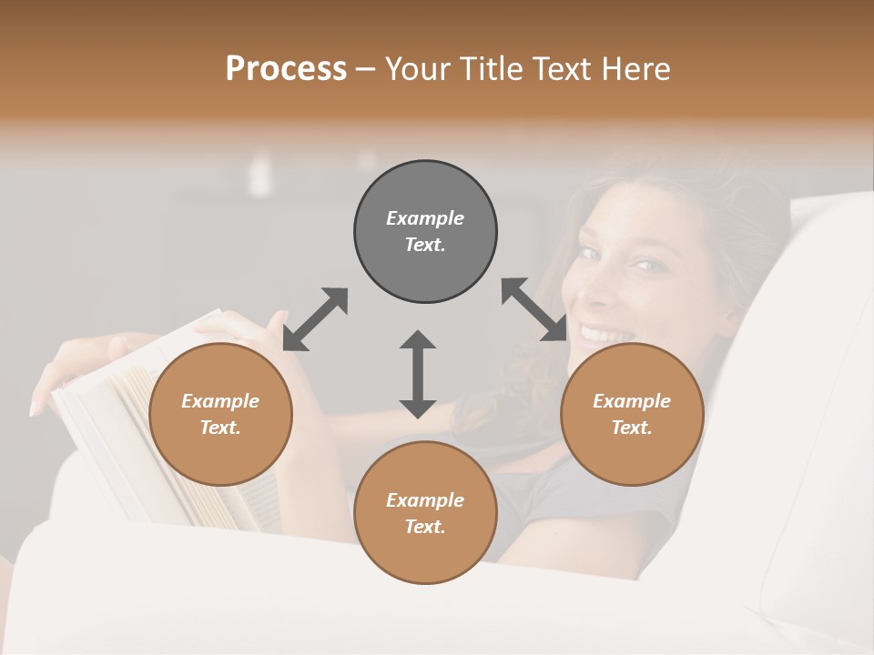 Home Interior Cheerful Smiling PowerPoint Template