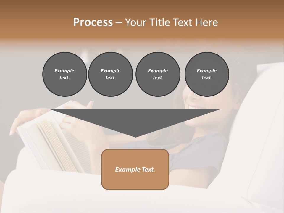 Home Interior Cheerful Smiling PowerPoint Template