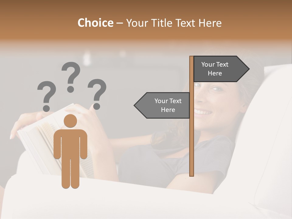 Home Interior Cheerful Smiling PowerPoint Template