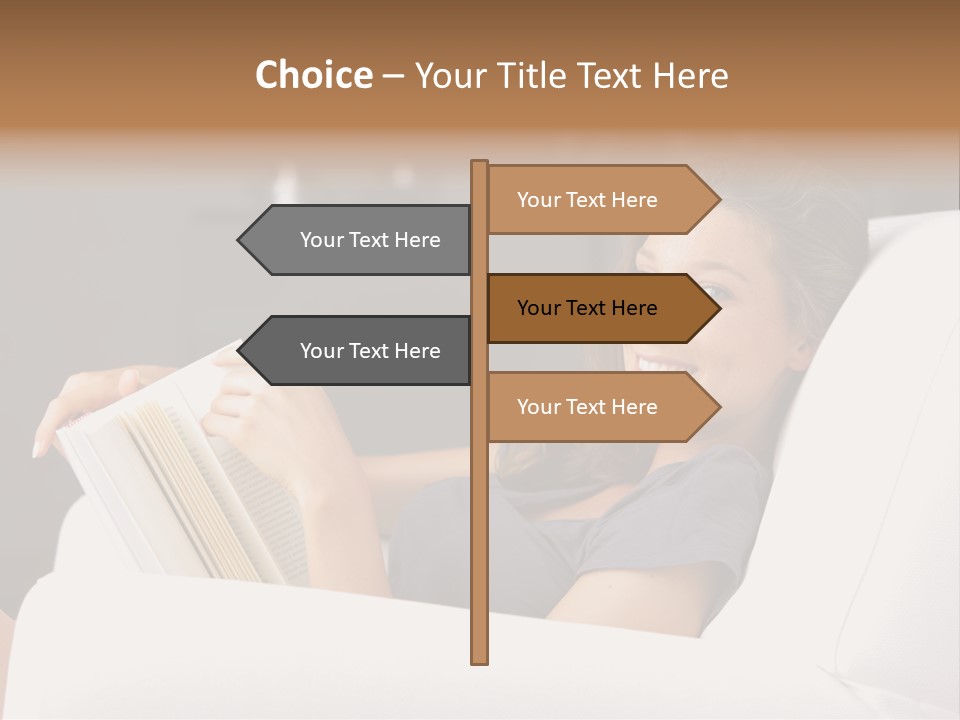 Home Interior Cheerful Smiling PowerPoint Template