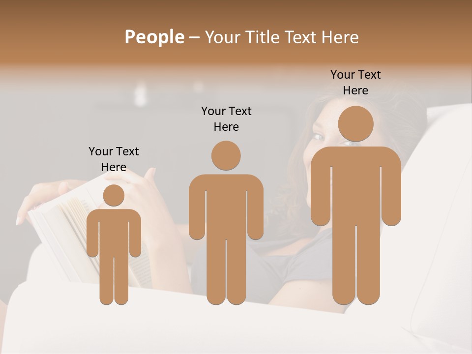 Home Interior Cheerful Smiling PowerPoint Template