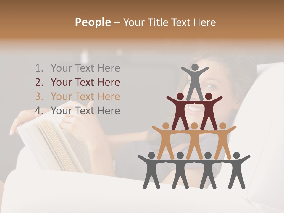 Home Interior Cheerful Smiling PowerPoint Template