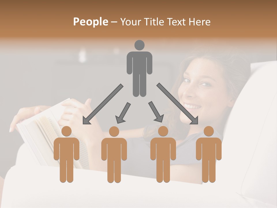 Home Interior Cheerful Smiling PowerPoint Template