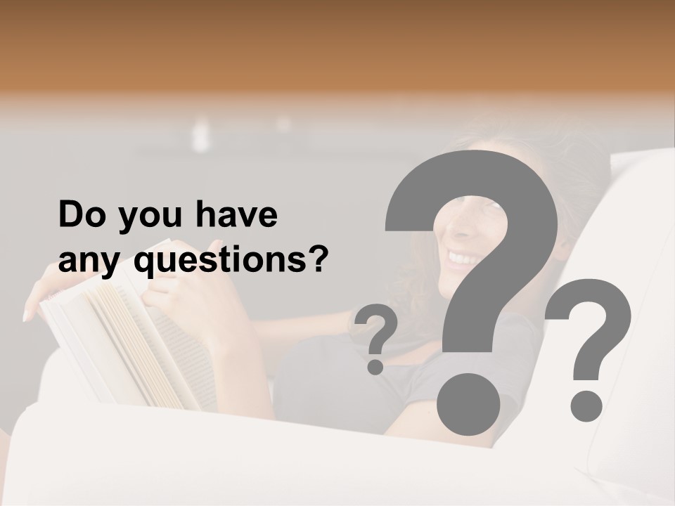 Home Interior Cheerful Smiling PowerPoint Template