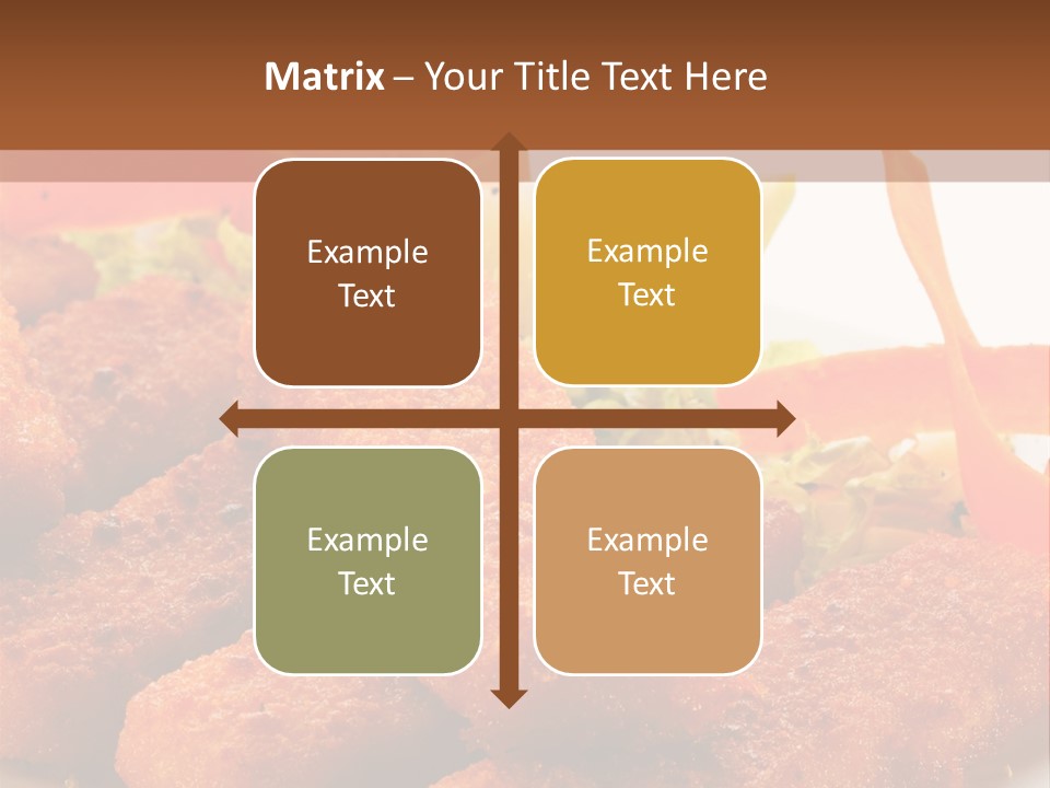 Delicious Background Square PowerPoint Template