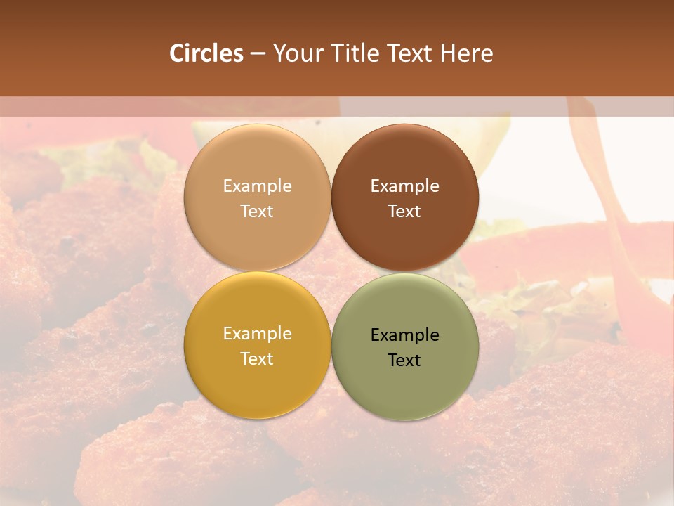 Delicious Background Square PowerPoint Template