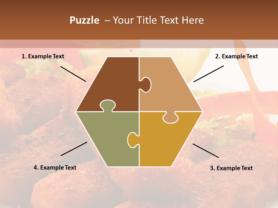 Delicious Background Square PowerPoint Template