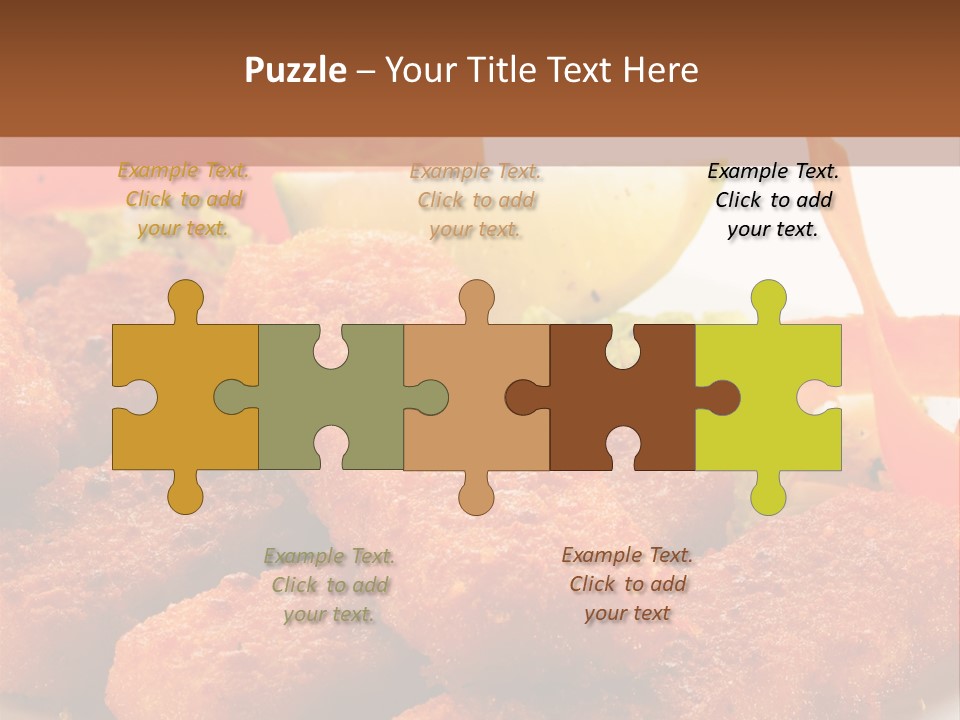 Delicious Background Square PowerPoint Template