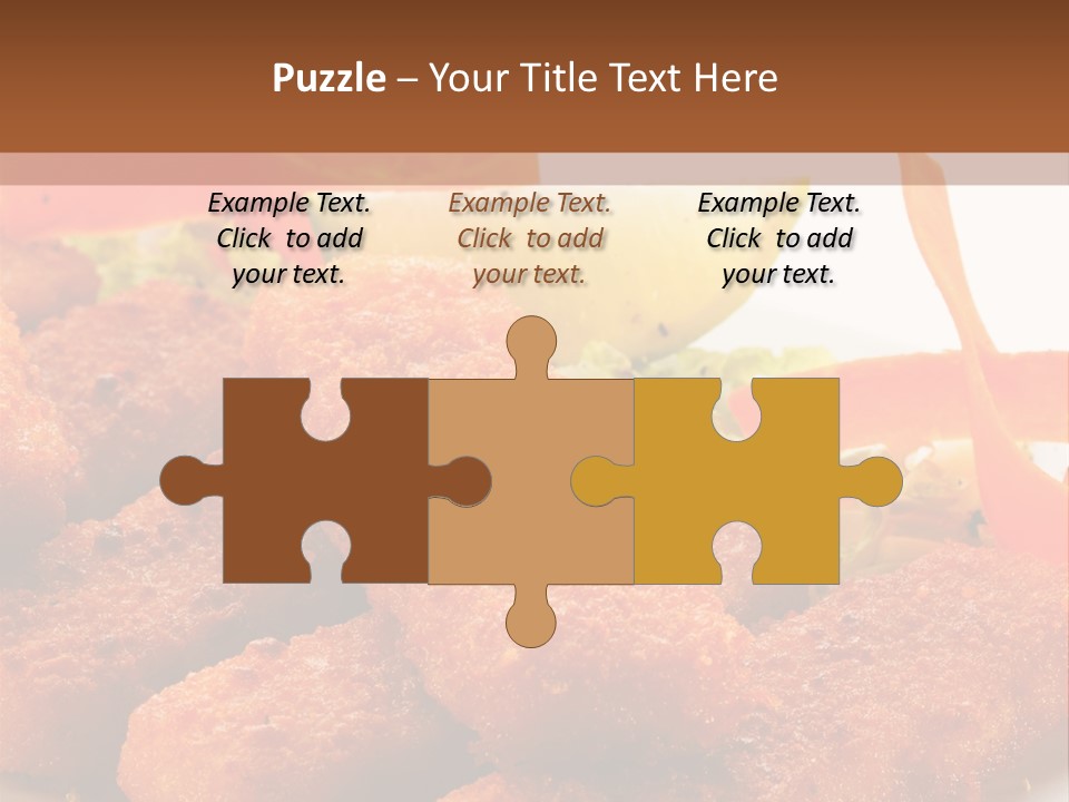 Delicious Background Square PowerPoint Template