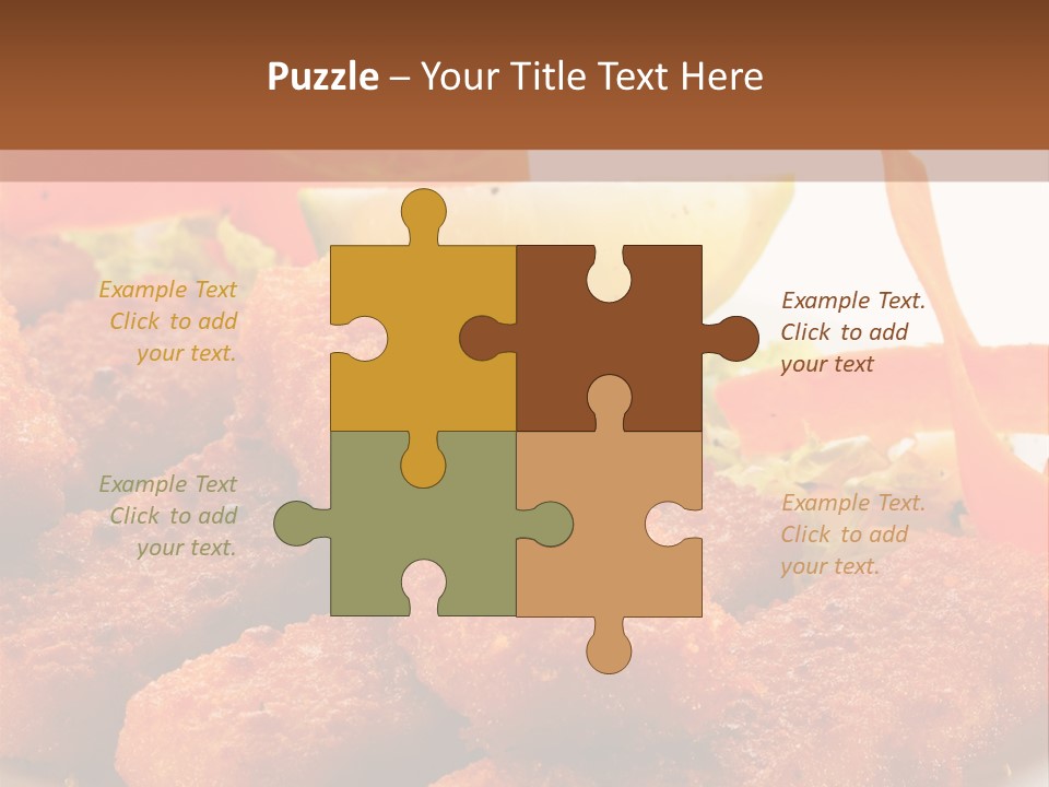 Delicious Background Square PowerPoint Template