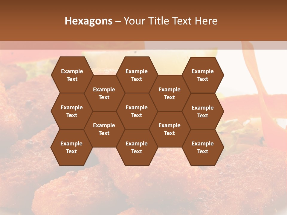 Delicious Background Square PowerPoint Template