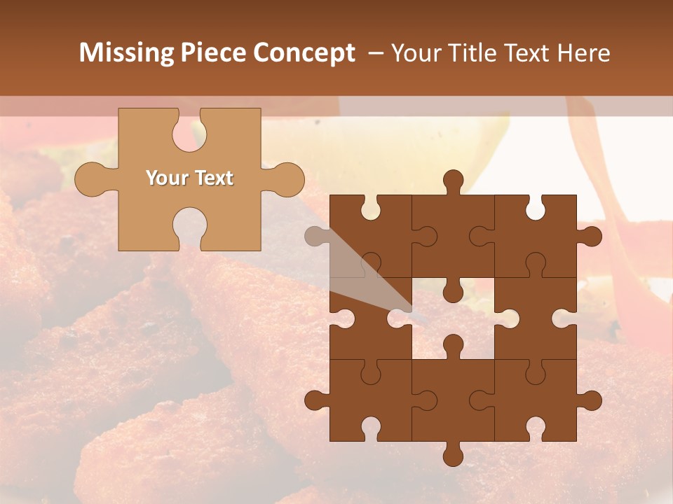 Delicious Background Square PowerPoint Template