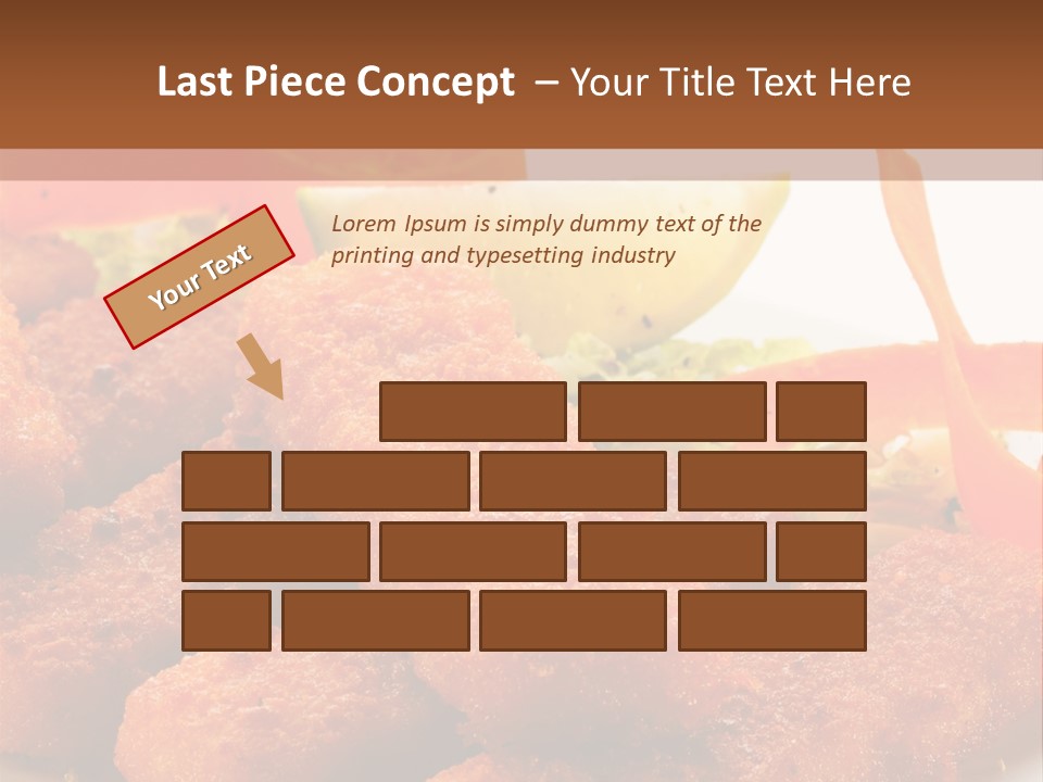Delicious Background Square PowerPoint Template