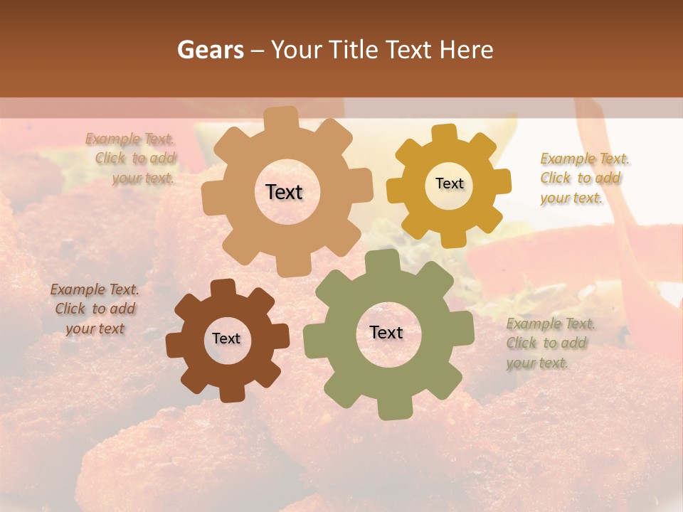 Delicious Background Square PowerPoint Template