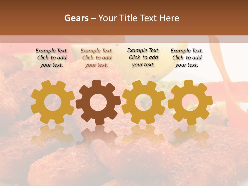 Delicious Background Square PowerPoint Template