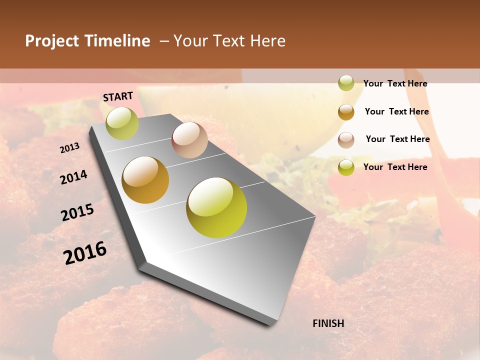 Delicious Background Square PowerPoint Template