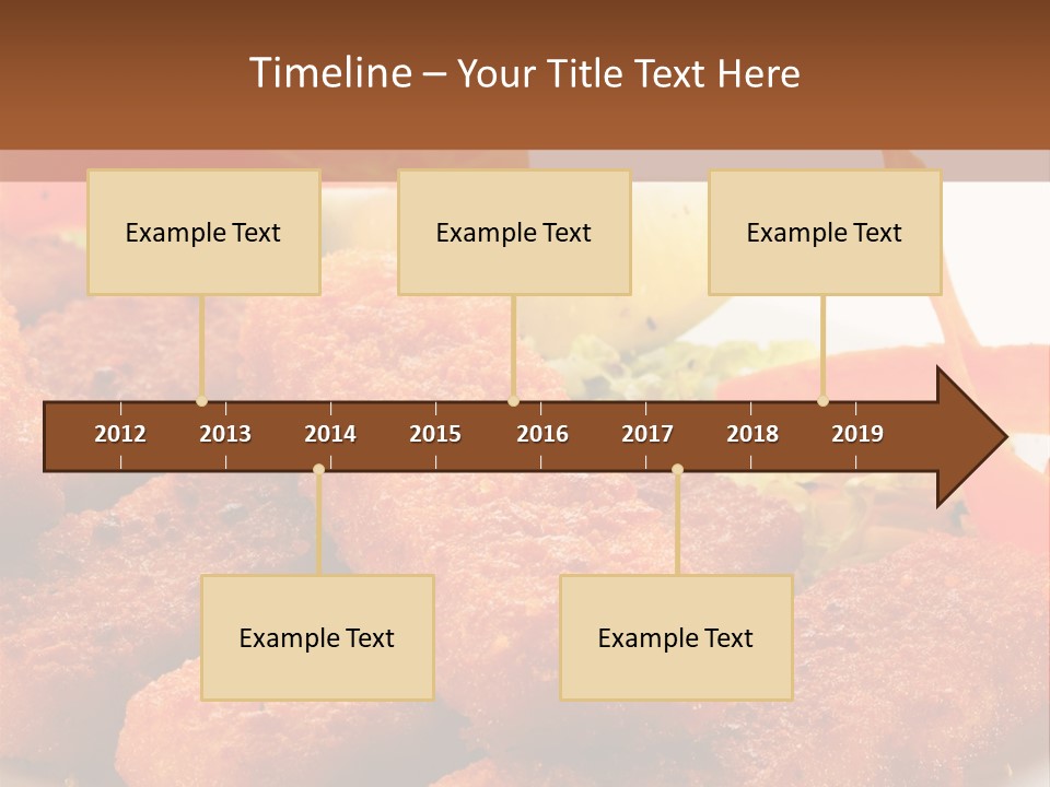 Delicious Background Square PowerPoint Template