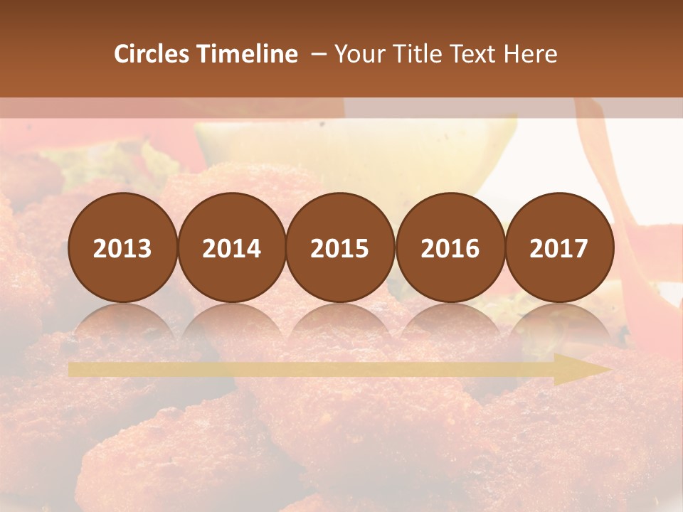 Delicious Background Square PowerPoint Template
