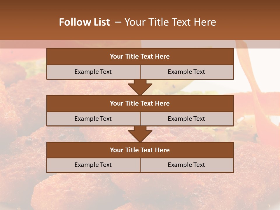 Delicious Background Square PowerPoint Template