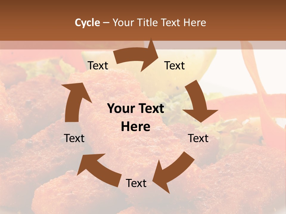 Delicious Background Square PowerPoint Template