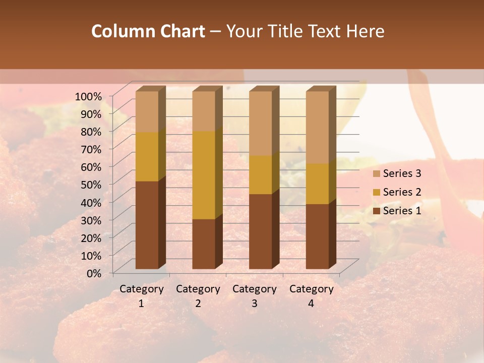 Delicious Background Square PowerPoint Template