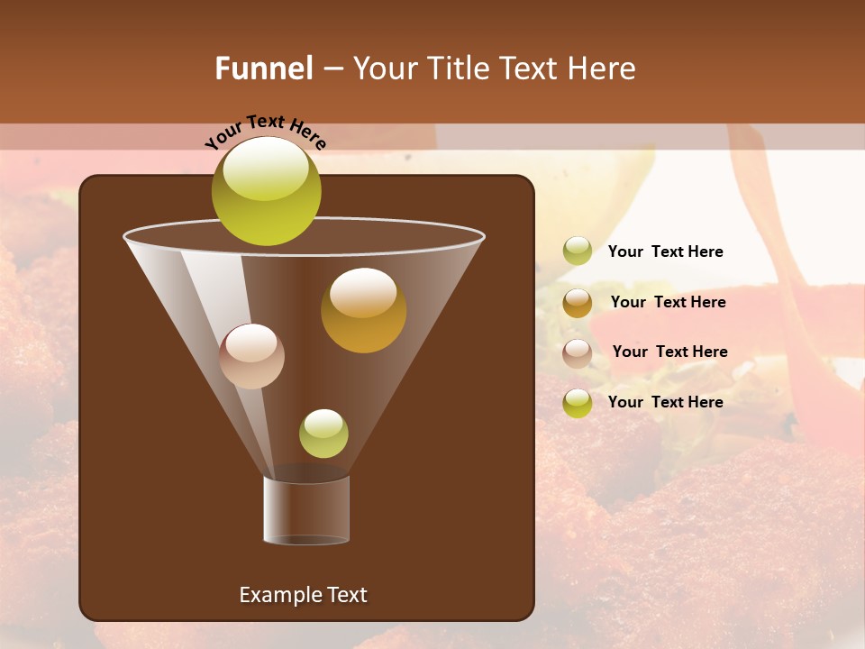 Delicious Background Square PowerPoint Template