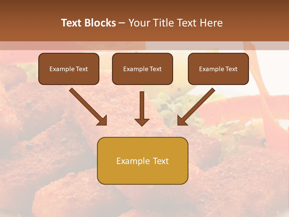 Delicious Background Square PowerPoint Template
