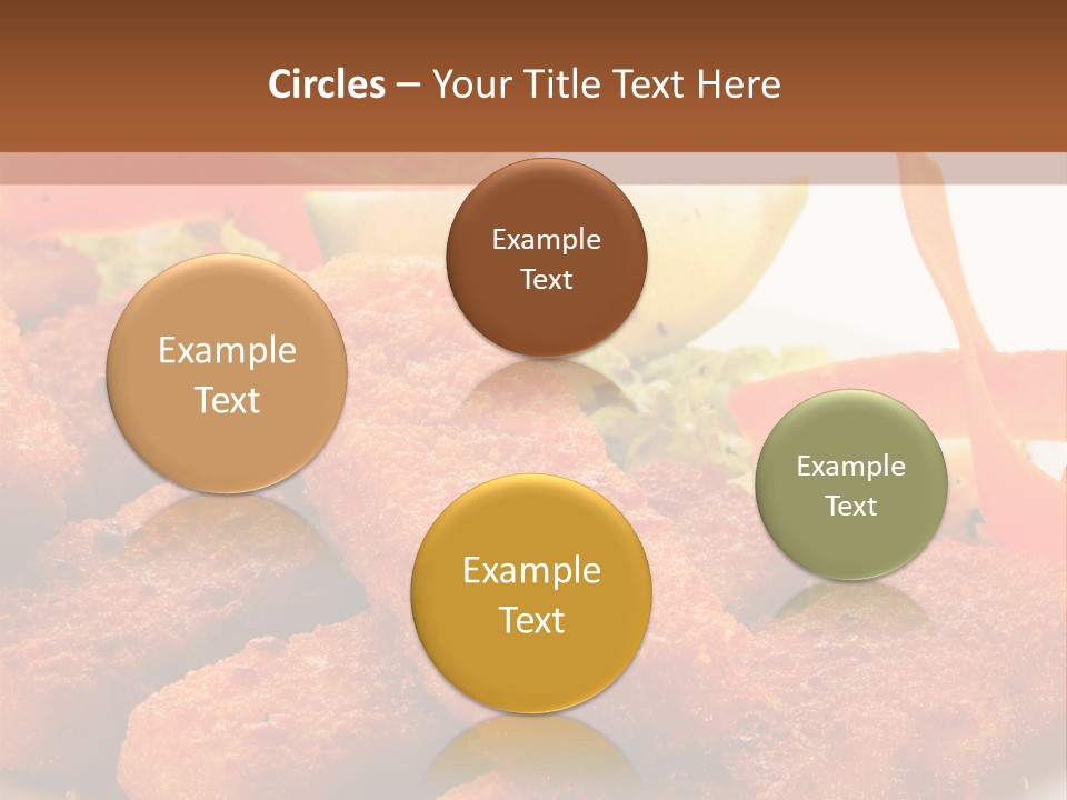 Delicious Background Square PowerPoint Template