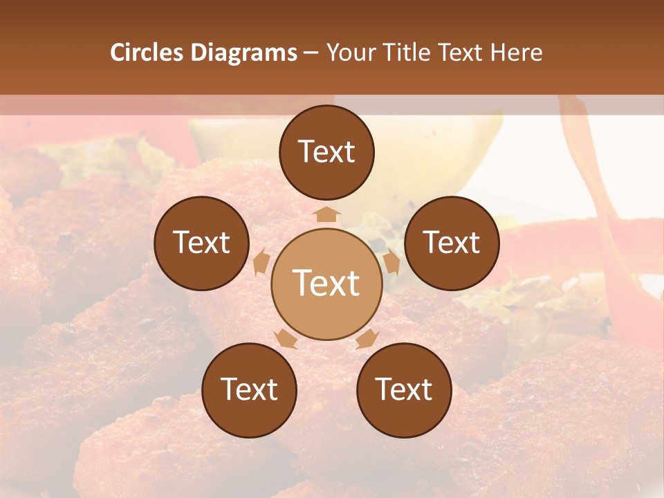 Delicious Background Square PowerPoint Template