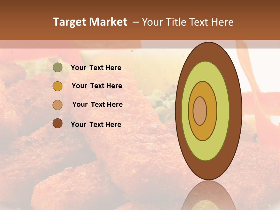 Delicious Background Square PowerPoint Template