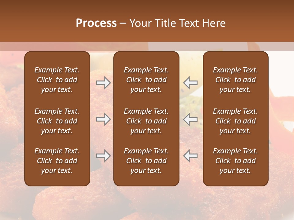 Delicious Background Square PowerPoint Template