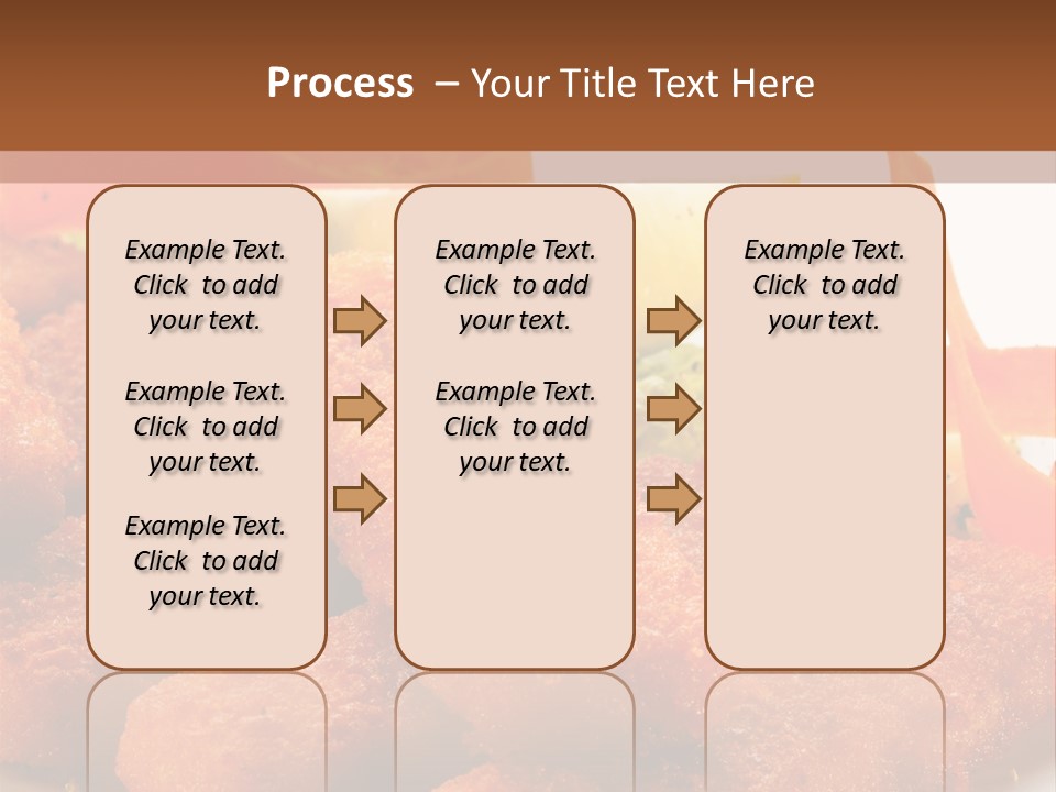 Delicious Background Square PowerPoint Template